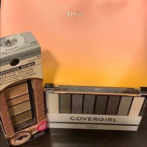 New Eyeshadows, gently used IPSY small makeup bag